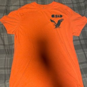American Eagle Shirt Men's Small Neon Orange Logo size L